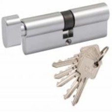 Цилиндр RDA 40x40 ключ-вороток 80 мм хром