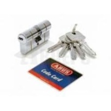 Цилиндр Abus D6PS 35x45 ключ-ключ 80 мм матовый никель