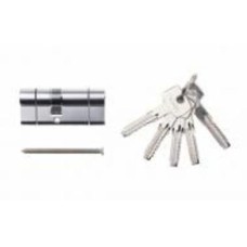 Цилиндр Abus D6PS 55x55 ключ-ключ 110 мм матовый никель
