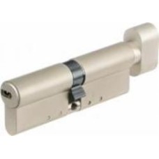 Цилиндр Abus KD15 45x45 ключ-вороток 90 мм матовый никель 2240631712011