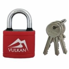 Замок навесной Vulkan BX0138 PVC 38 мм открытый (амбарный)