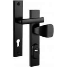 Ручка на планке Rostex r1/r4 r fix-mov din plate 22 мм 38-55 мм 3 класс hranate/804 b цилиндрический 85 мм черный