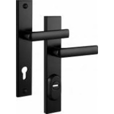 Ручка на планке Rostex r1/r4 r mov-mov din plate 22 мм 38-55 мм 3 класс 804 цилиндрический 90 мм черный