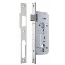 Дверной замок входной Mul-T-Lock Santos 2800R-3M NS DIN BS45 мм 85 мм никель сатин/нержавеющая сталь