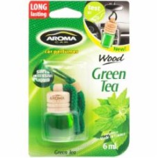 Ароматизатор подвесной AromaCar Wood зеленый чай
