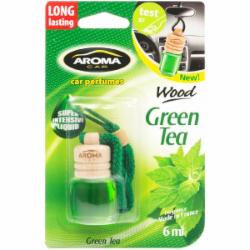 Ароматизатор подвесной AromaCar Wood зеленый чай