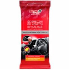 Влажные салфетки Moje AUTO для чистки панели приборов 07882 24 шт.