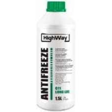 Антифриз HighWay G11 концентрат зеленый 0885822002513 1,5 л зеленый