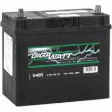 Аккумулятор автомобильный GIGAWATT 45Ah «+» справа (185754555)