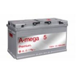 Аккумулятор автомобильный A-MEGA Premium 100Ah 950A 12V «+» справа