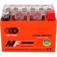 Аккумулятор автомобильный Outdo UTX4L - BS (GEL) 4Ah 110A 12V HCOG-4-1 «+» справа (HCOG-4-1)