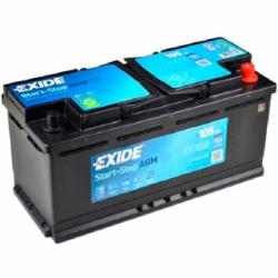 Аккумулятор автомобильный EXIDE Start-Stop Auxiliary AGM 105Ah 950A 12V «+» справа (EK1050)