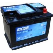 Аккумулятор автомобильный EXIDE Start-Stop EFB 60Ah 640A 12V «+» справа (EL600)
