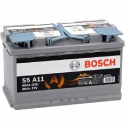 Аккумулятор автомобильный Bosch S5 80Ah 800A 12V «+» справа (0092S5A110)