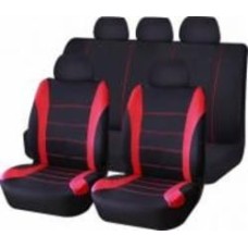 Комплект чехлов на сиденья Auto Assistance универсал TY1842-2 черный с красным