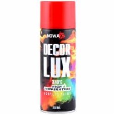 Краска акриловая высокотемпературная 370°C Nowax 450 мл NX48040 (Ral3000) Красный