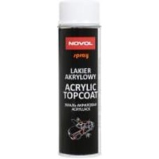 Эмаль акриловая Acryl Topcoat NOVOL 500 мл 34312 Белая глянцевая