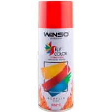 Краска высокотемпературная 600° багряно-красная (FLAME RED/RAL3000) WINSO 450 мл 880430