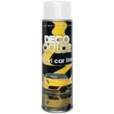 Краска акриловая аэрозольная белый глянцевая DecoColor 500 мл