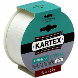 Армированная лента KARTEX 48 мм 25 м белый