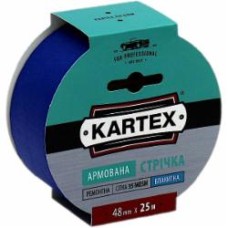 Армированная лента KARTEX 48 мм 25 м голубой