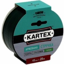Армированная лента KARTEX 48 мм 25 м зеленый