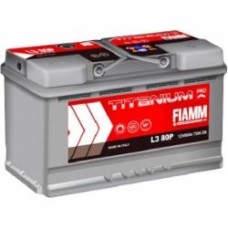 Аккумулятор автомобильный Fiamm Titanium Pro 80Ah 730A 12V «+» справа (FIM 7905157)