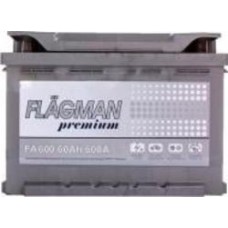 Аккумулятор автомобильный Flagman 6ст-60 АЗ PREMIUM 242х175х175 мм 60Ah 600A 12V «+» справа
