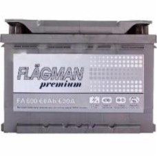 Аккумулятор автомобильный Flagman 6ст-60 АЗ PREMIUM 242х175х175 мм 60Ah 600A 12V «+» слева