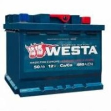 Аккумулятор автомобильный Westa 6CT-50 Аз 50Ah 480A 12V «+» праворуч (WPR5001LB1)