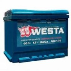 Аккумулятор автомобильный Westa 6CT-60 Аз 60Ah 600A 12V «+» праворуч (WPR6001LB2)