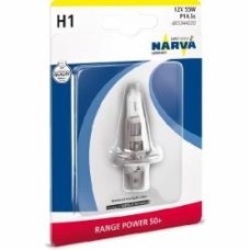 Автолампа галогенная Narva Range Power 50+ H1 55 Вт 1 шт.(NV 48334.1B)