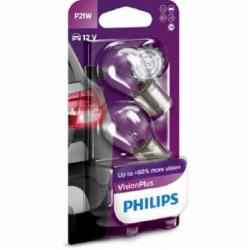 Автолампа накаливания Philips VisionPlus P21W 21 Вт 2 шт.(PS 12498 VP B2)