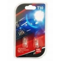 Автолампа накаливания TIMEAUTO T10/12V T10 2 шт.