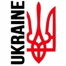 Светоотражающая наклейка LOOM Украина для твердых поверхностей (LM-10218-blackred)