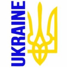 Светоотражающая наклейка LOOM Украина для твердых поверхностей (LM-10218-blueyellow)