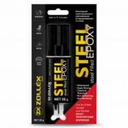 Клей эпоксидный Zollex ST-400 2-комп (шприц) черный 35 г