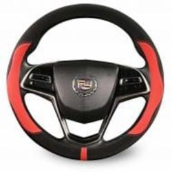 Чехол на руль Auto Assistance GP2108 M (37-39 см) черный с красным