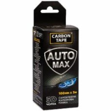 Самоклеящаяся карбоновая пленка CARBON TAPE AUTO MAX 5D 100 мм x 3 м черная