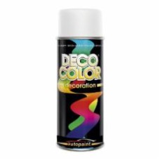 Краска аэрозольная RAL 9010 белый мат DecoColor 400 мл