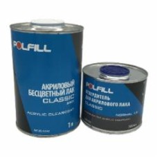 Лак 2К 2:1 HS Classik Polfill 1,0 л + отвердитель 0,5 л Polfill