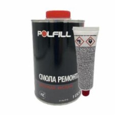 Смола ремонтная + отвердитель (тюбик) Polfill 1кг