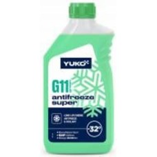 Антифриз YUKO -32 Super G11 от -30 до +40 1 кг зеленый