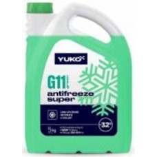 Антифриз YUKO -32 Super G11 от -30 до +40 5 кг зеленый