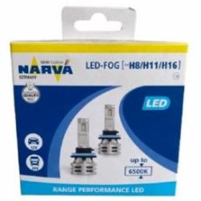 Автолампа светодиодная Narva PGJ19-1/2/3 LED Range Performance H11/H16/H8 24 Вт 2 шт.(NV 18036 RPNVA X2)