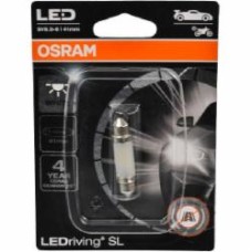 Автолампа светодиодная Osram C5W 0.6W SV8.5-8 LEDriving SL C5W 0,6 Вт 1 шт.(OS 6413 DWP-01B)