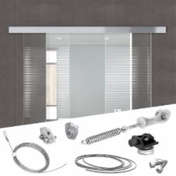 Синхронный механизм для раздвижных дверей Valcomp Symetric Glass 60 кг