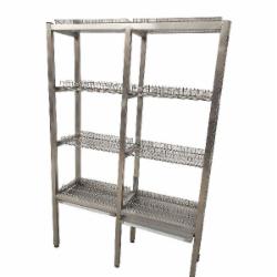 Стеллаж-сушилка на 4 полки Tehma 1200x325х1800 мм нержавеющая сталь
