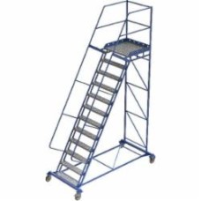 Лестница передвижная с полкой 3 м STOREHOUSE SHLM1030000160