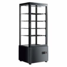 Холодильная витрина HURAKAN HKN-UPD98B black 200 Вт